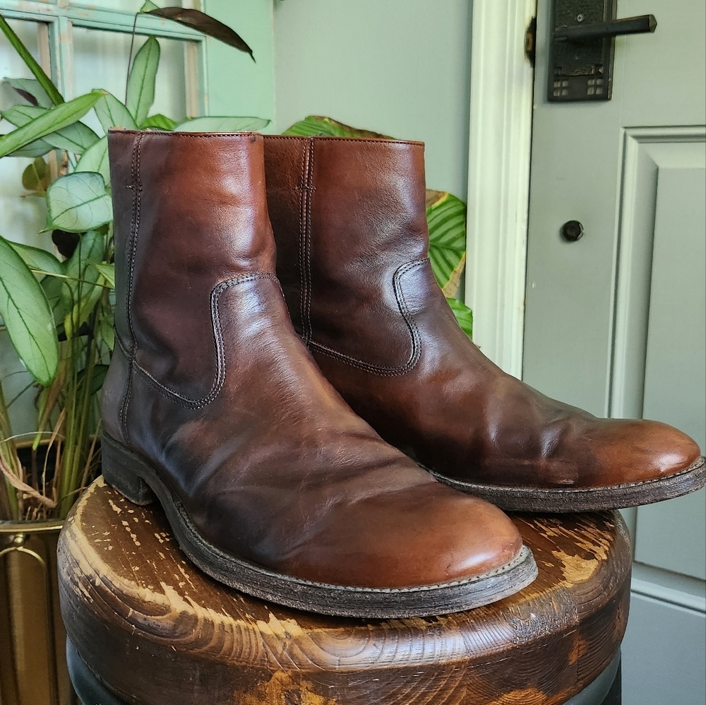 Frye Brown Leather Boots
